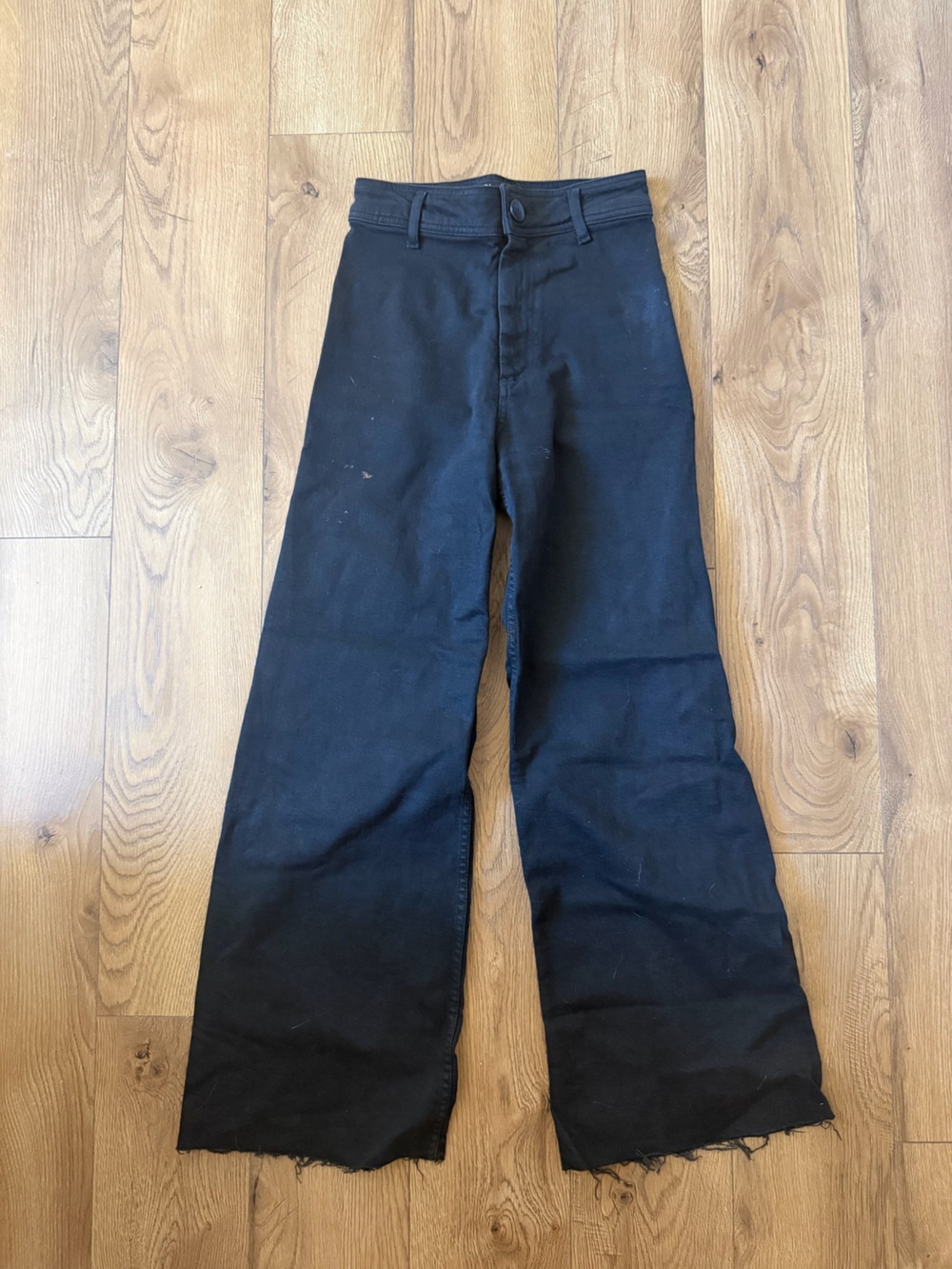 Zara Black The Marine Straight Jeans